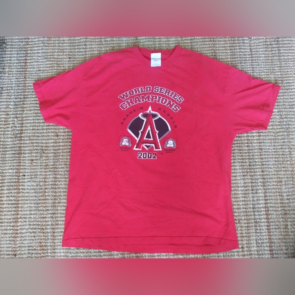 World Series Champions Anaheim Angels 2002 Vintage Baseball T-Shirt